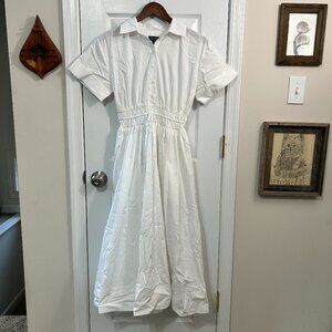 J. Crew Elena shirt-dress in cotton poplin